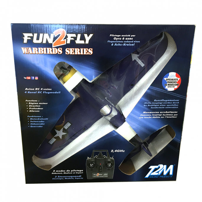 Avion 4 voies, Fun2Fly, US Navy Fighter - T2M T4523