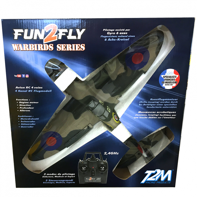 Avion 4 voies, Fun2Fly, RAF Fighter - T2M T4521