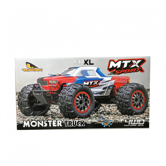 Monster Truck MTX Sport RTR 4WD - FUNTEK FTKMTXSPORTRD - 1/12 XL