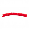 Eléments rail plastique rouge, piste Turbo Racing (x50) - TURBO RACING TB760076