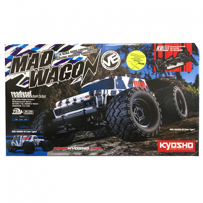 Mad Wagon VE 3S KB10W, Bleu - KYOSHO 34701T2