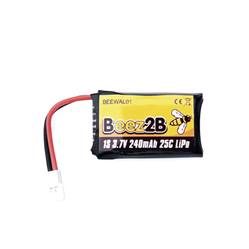 Accu LiPo 1s 3.7V 240mAh 25C - BEEZ2B BEEWAL01