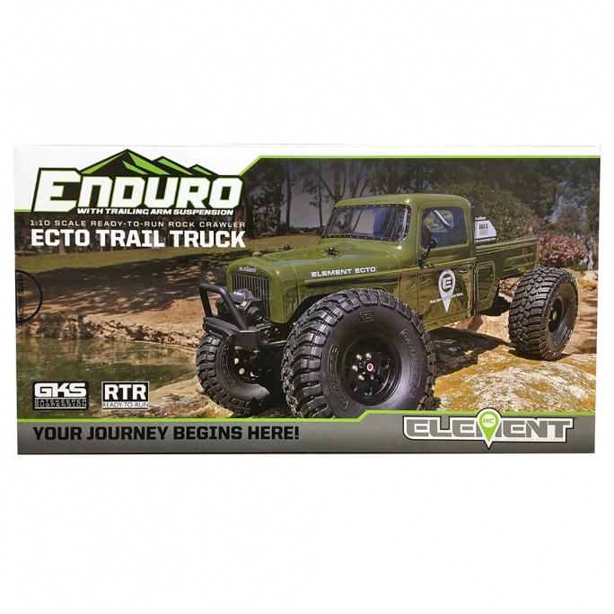 Crawler Enduro ECTO, "Trail Truck", Kaki - ELEMENT RC 40117 - 1/10