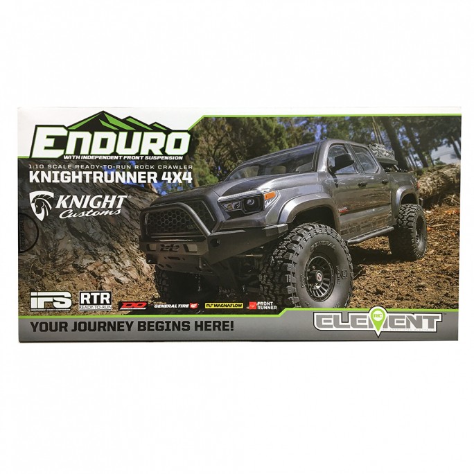 Crawler Enduro KNIGHTRUNNER, "Trail Truck", Gris - ELEMENT RC 40113 - 1/10