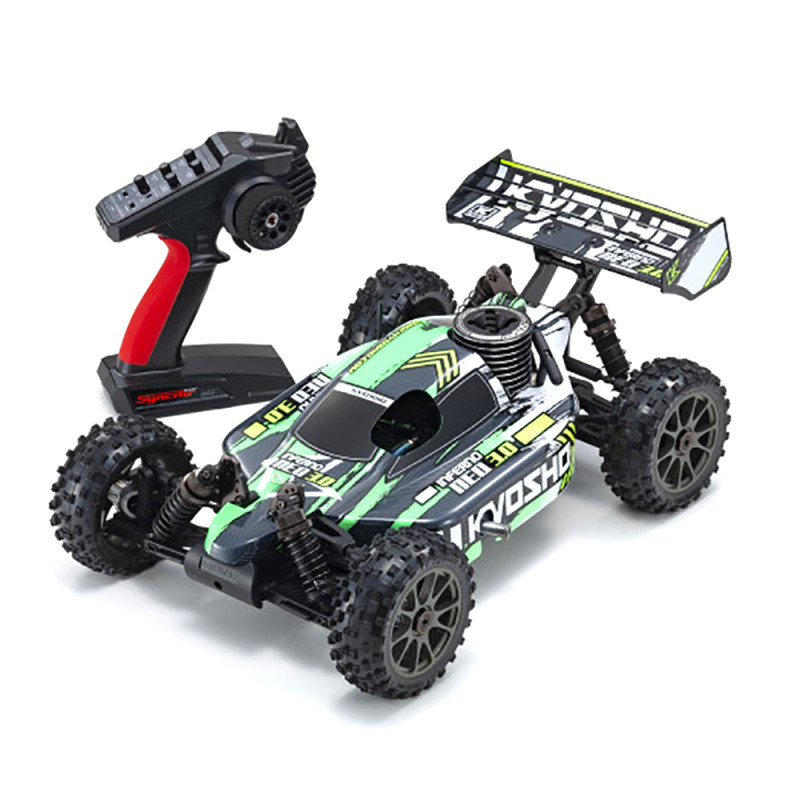 Buggy Inferno Neo 3.0 Thermique Readyset, Vert - KYOSHO 33012T4 - 1/8