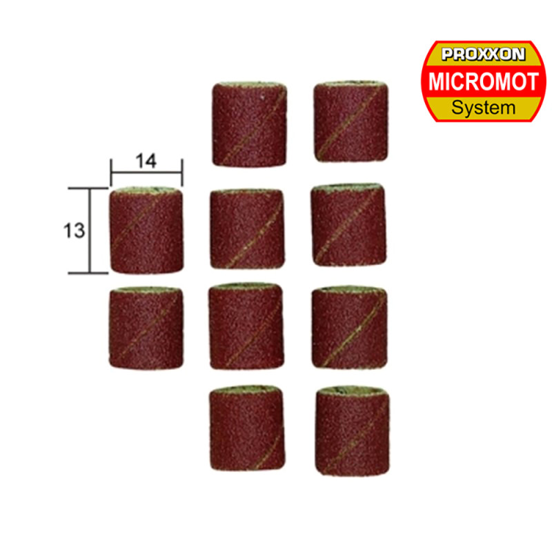 Cylindres abrasifs en corindon Ø14 mm (x10) - PROXXON 28979 Cylindres abrasifs en corindon Ø14 mm (x10) - PROXXON 28979