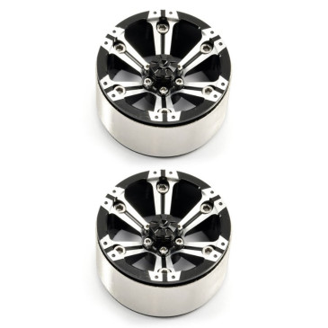 Jantes Beadloc 3 parties, 1,9" en aluminium (x2) - FASTRAX FAST0145