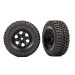 Roues complètes, noires, Bronco TRX-4M (x2) - TRAXXAS 9774 - 1/18