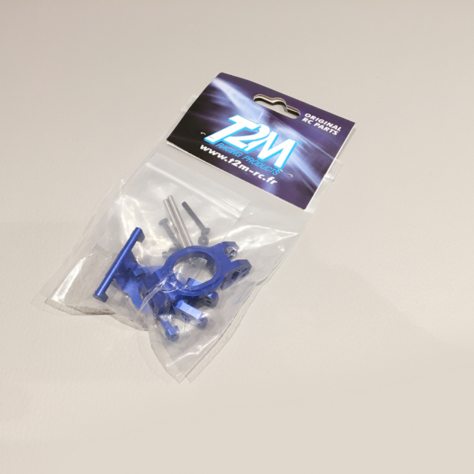 Portes Fusée Aluminium CNC, Bleu (x2) - T2M T4900/202