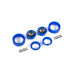 Jantes Method Race 105 Beadlock Satin / Blue 1.0" (x2) TRX-4M - TRAXXAS 9781BLKBL