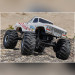 Smasher Monster truck FCX24 Crawler RTR Blanc - FMS FMS12402RTR-WH - 1/24