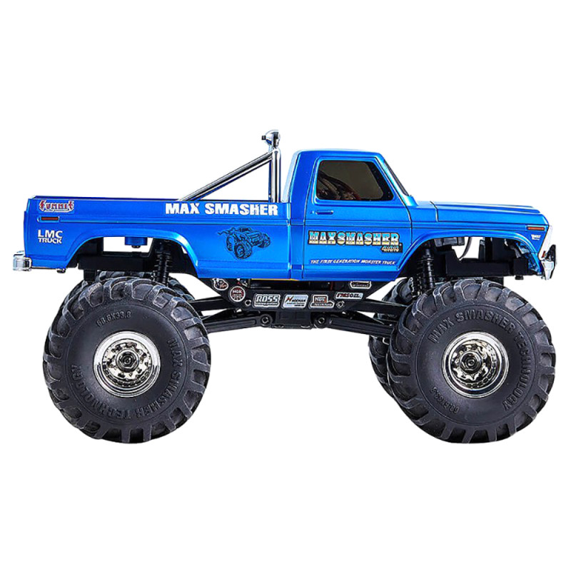 Smasher Monster truck FCX24 Crawler RTR Bleu - FMS FMS12402RTR-BU - 1/24