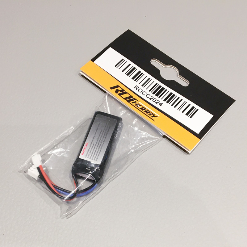 Batterie Lipo 7.4V 600mAh - ROC HOBBY ROCC2024