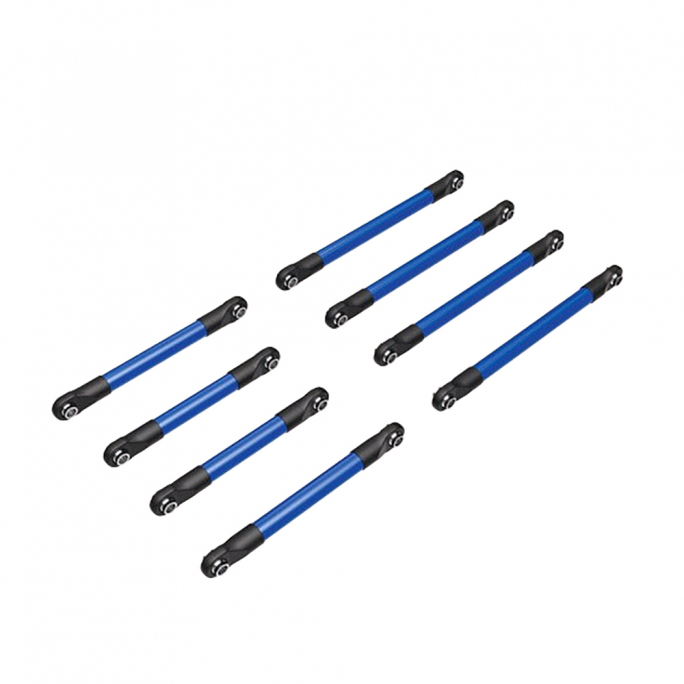 Biellettes de Suspension, Aluminium Bleu (x8) TRX-4M - TRAXXAS 9749BLUE