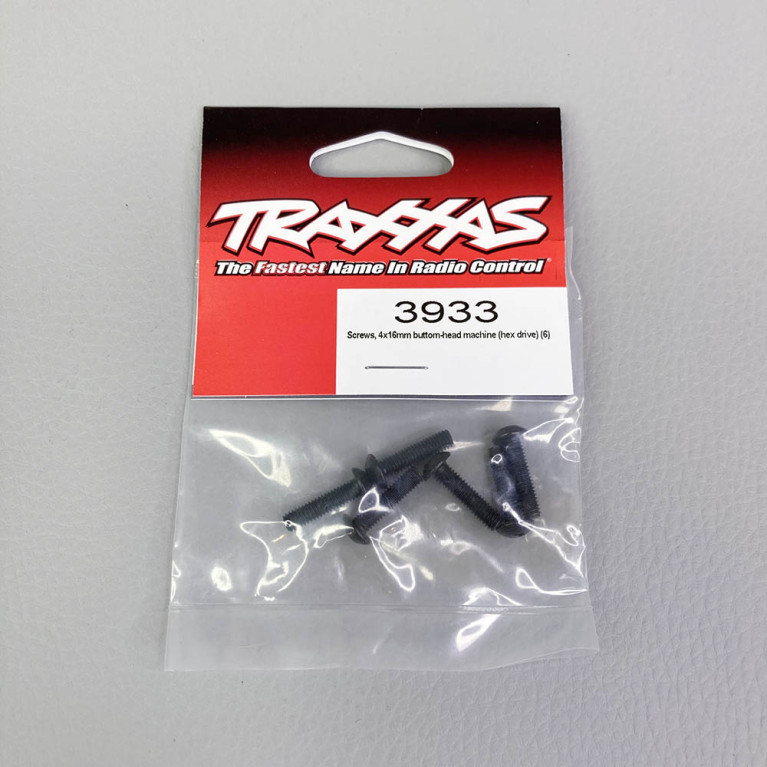 Vis BTR Tête Bombée 4x16mm (x6) - TRAXXAS 3933