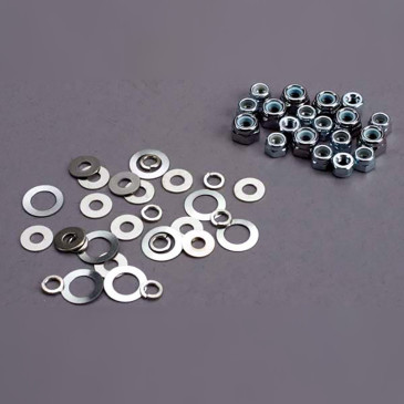 Jeu d'écrous, contre-écrous et rondelles - TRAXXAS 1252