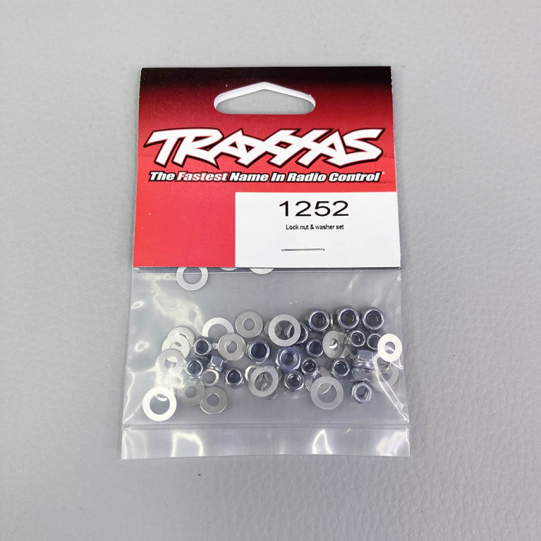 Jeu d'écrous, contre-écrous et rondelles - TRAXXAS 1252