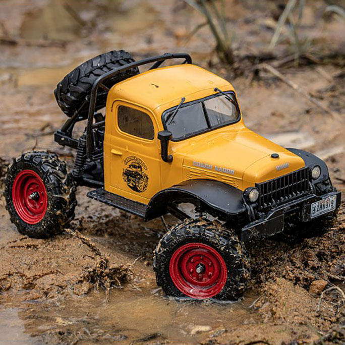 Power wagon FXC24 crawler RTR Jaune - FMS FMS12401RTR-YEL - 1/24