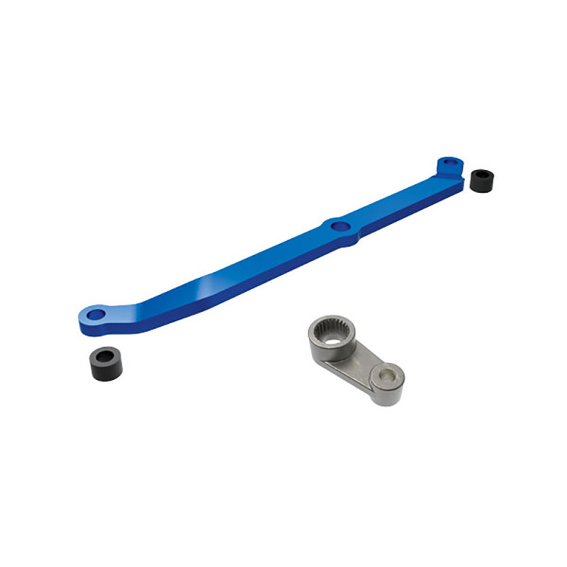 Barre de Direction Alu Bleu + Palonnier TRX-4M - TRAXXAS 9748BLUE