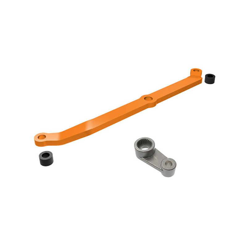 Barre de Direction Alu Orange + Palonnier TRX-4M - TRAXXAS 9748ORNG