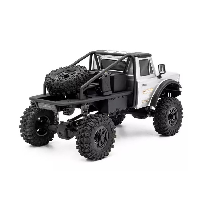 Crawler CRX18 4WD Flat Cage, Argent - HOBBYTECH 1CRX184WDFCGR - 1/18