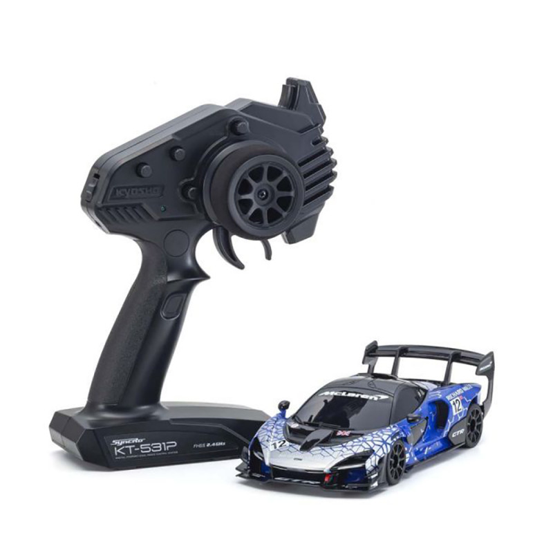 Mini-Z RWD McLaren Senna GTR Blue - KYOSHO 32340BL