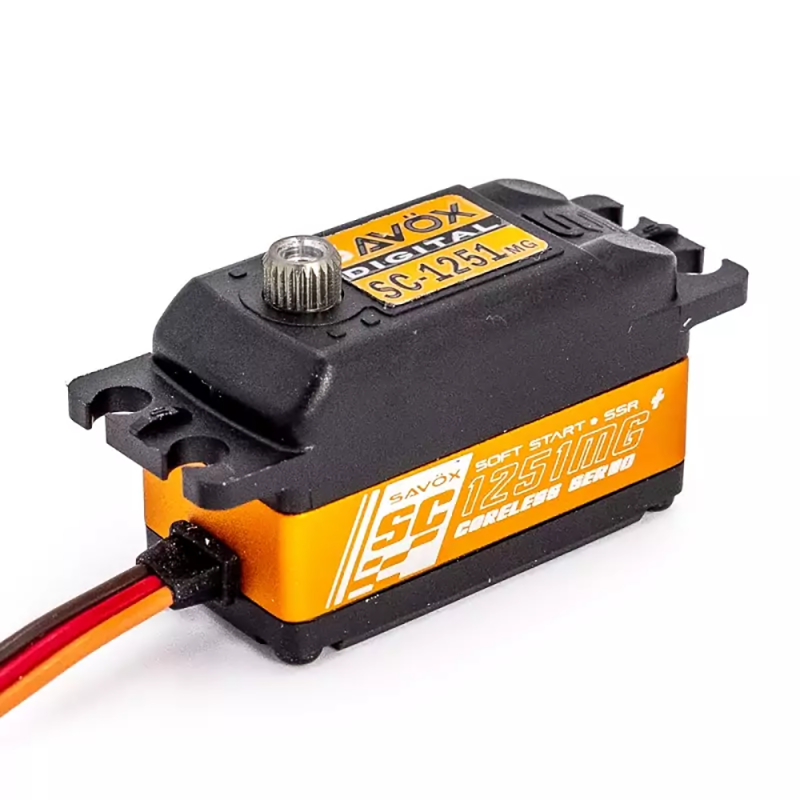 Servo Low Profile DIGITAL, 9Kg / 0.09 sec - SAVOX SC-1251MG+