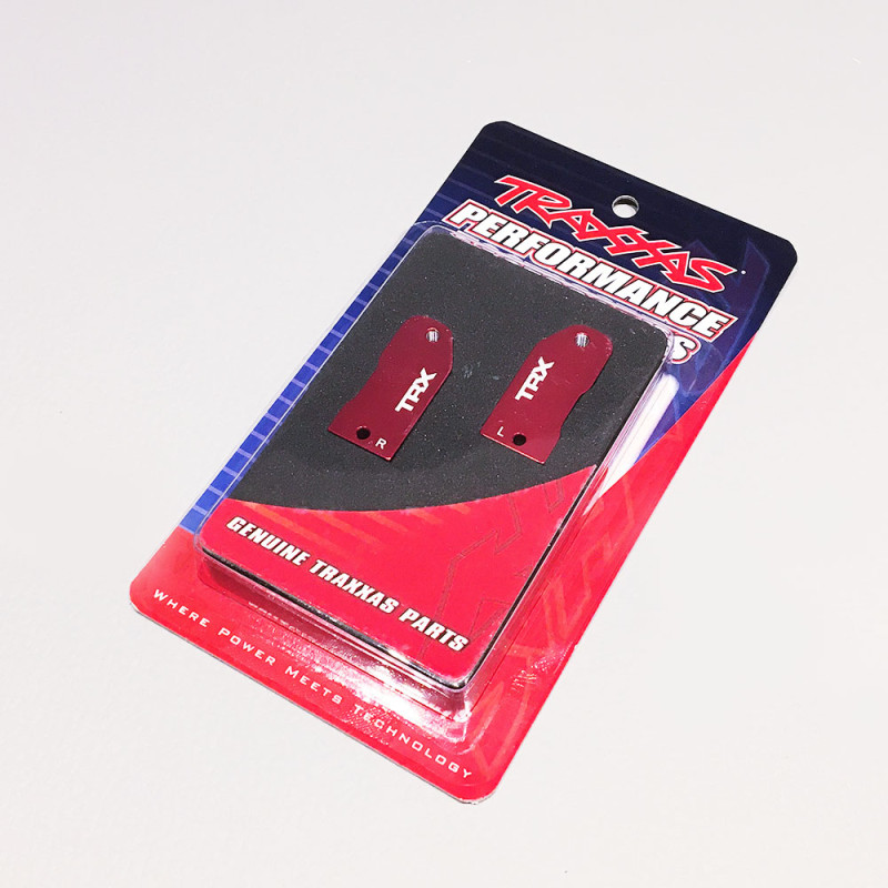 Porte fusée Aluminium Rouge (x2) - TRAXXAS 3632X