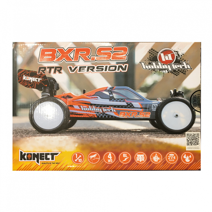 Buggy BXR.S2 4x4 Brushless RTR - 1/10 - HOBBYTECH 1BXRS2RTR