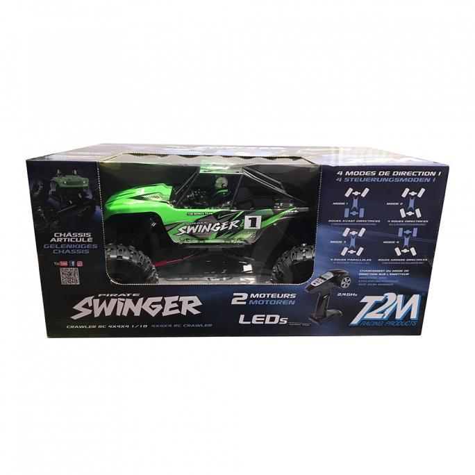 Crawler Pirate Swinger, 4WD, électrique RTR - 1/10 - T2M T4942