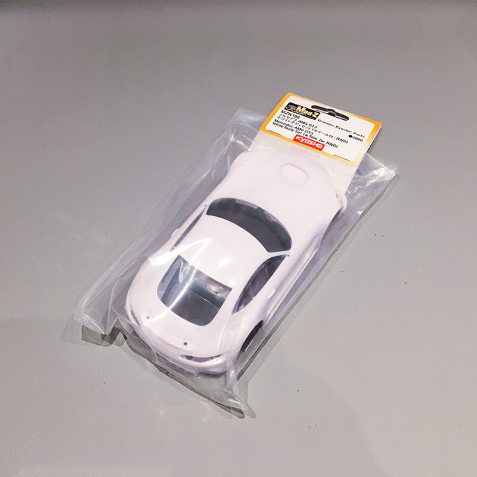 Carrosserie Mercedes AMG GT3 Mini-Z + Jantes (A peindre) - KYOSHO MZN198 - 1/24