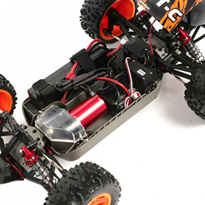 Buggy Pirate XT-C Brushless, 4WD, électrique RTR Orange - T2M T4972B - 1/10