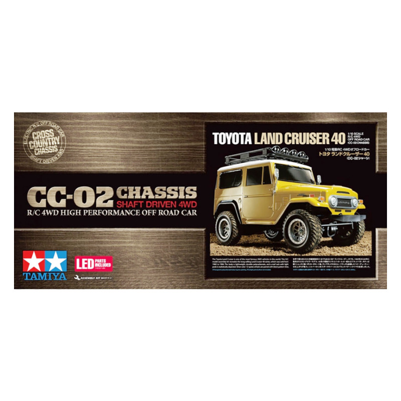 Toyota Land Cruiser 40, CC02M - TAMIYA 58715 - 1/10