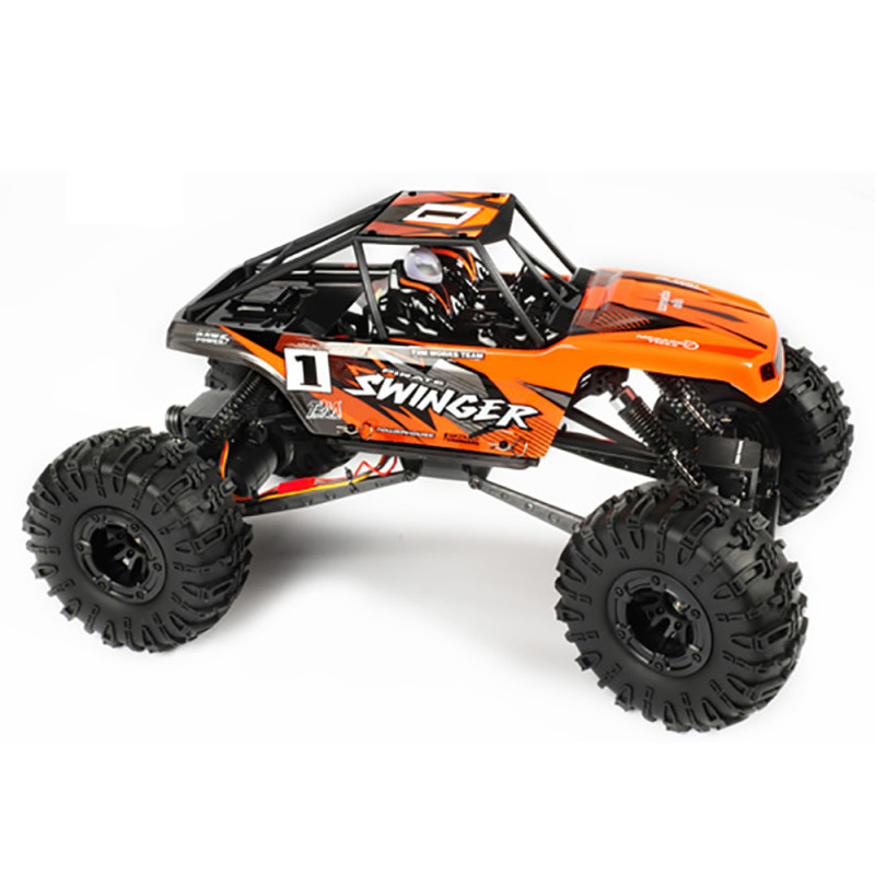 Pirate Rc Racing Crawler Pirate Swinger, 4WD, électrique RTR, Orange - T2M T4942OR - 1/10
