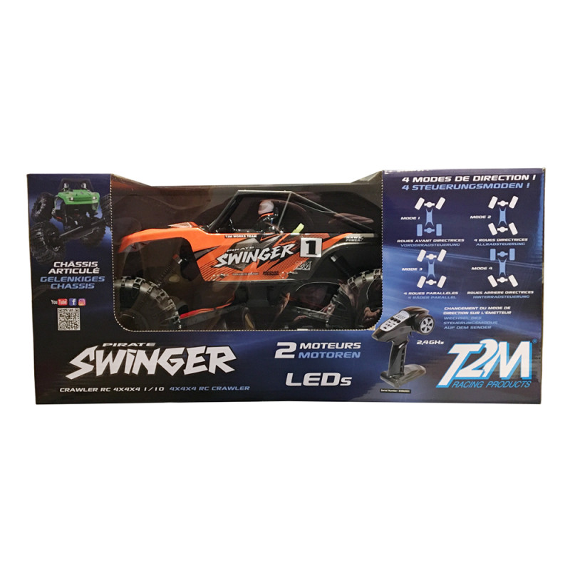 Crawler Pirate Swinger, 4WD, électrique RTR - 1/10 - T2M T4942