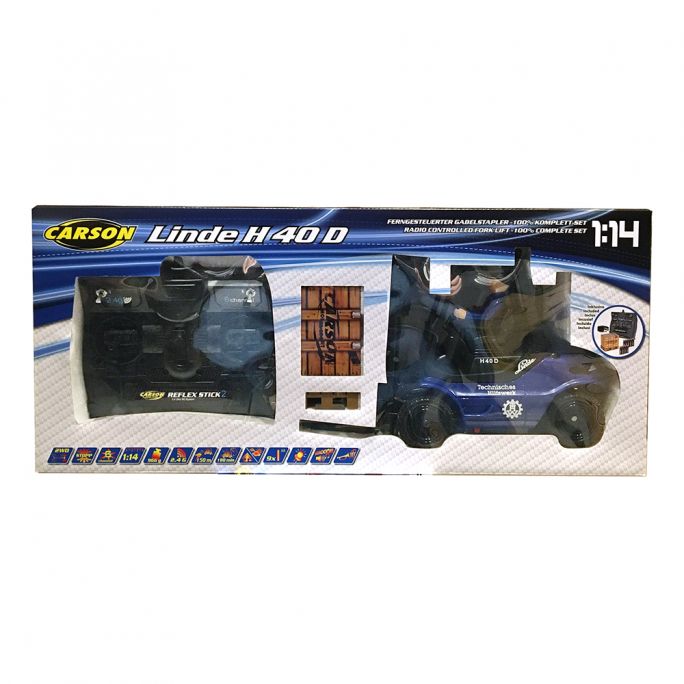 Chariot élévateur Linde H 40 D 2WD RTR - CARSON 500907175 - 1/14
