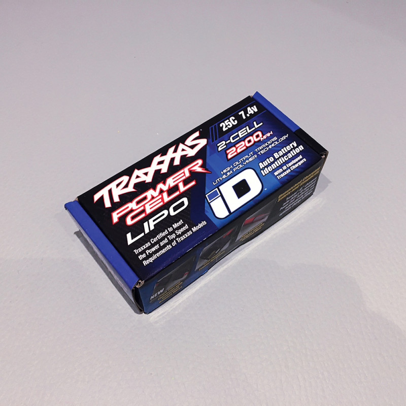 Accu Lipo ID 2S 7.4V 25C 2200mah - TRAXXAS 2820X