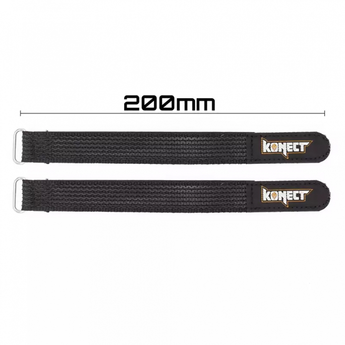 Strap pour accus LiPo 200 mm (2 pièces) - KONECT KNLIPOSTRAP200