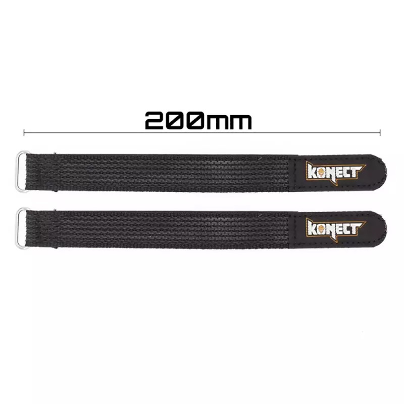 Strap pour accus LiPo 200 mm (2 pièces) - KONECT KNLIPOSTRAP200