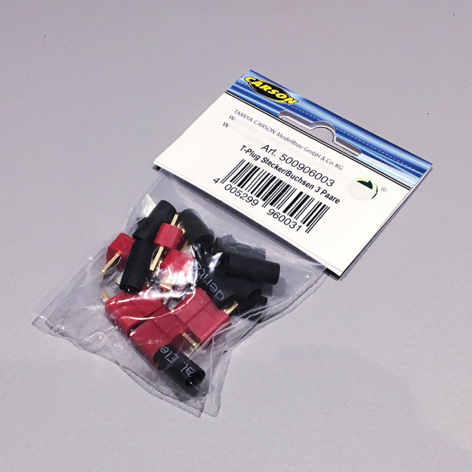 Kits de fiches T-Plug (3 paires) - CARSON 500906003