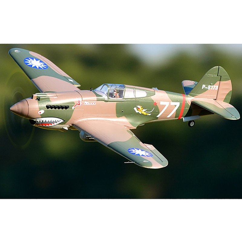 Avion P-40B "Flying Tiger" PNP kit système reflex - FMS FMS075C - 1/11