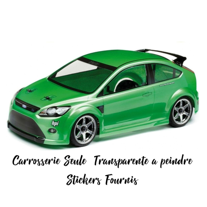 Carrosserie Transparente Ford Focus RS 200mm - HPI RACING 105344 - 1/10