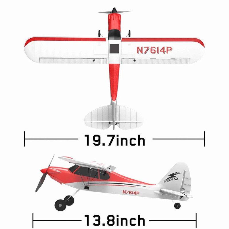 Avion CUB 500 4ch 500MM Brushed, Gyro EPP RTF - VOLANTEX 7614