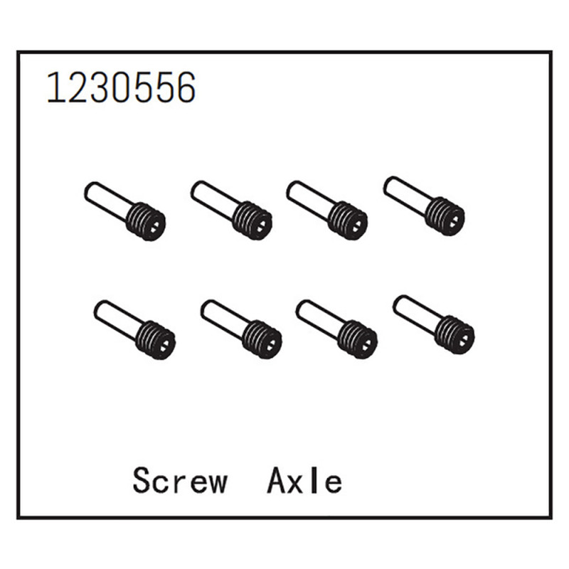 Axe à vis (x6) - ABSIMA 1230556