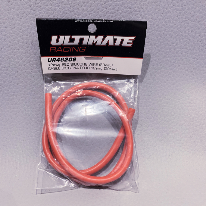Câble silicone rouge 12 AWG (50cm) - ULTIMATE UR46209