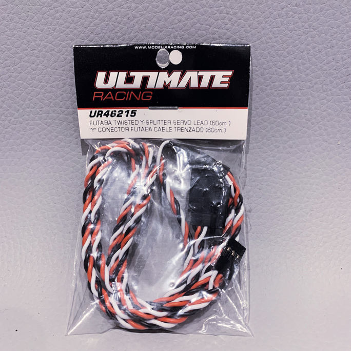 Connecteur Y Futaba câble tressé (60cm) - ULTIMATE UR46215