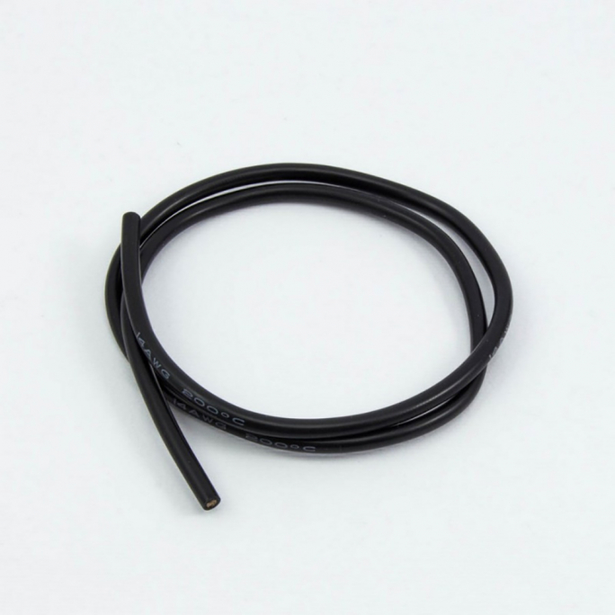 Câble silicone noir 14 AWG (50cm) - ULTIMATE UR46117