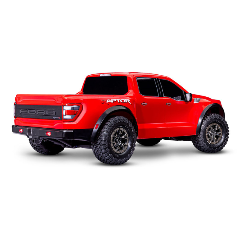 Ford F-150 Raptor R 4x4 VXL TSM ID RTR Rouge - TRAXXAS 1010764RED - 1/10