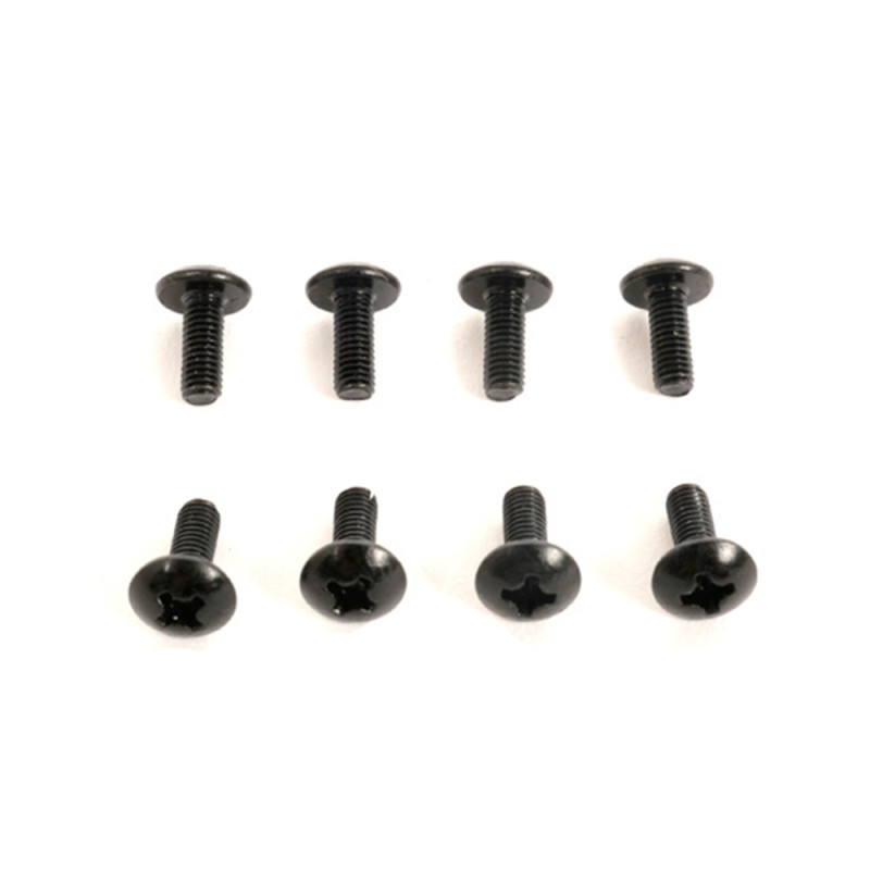 8 vis tête bombées 3x8 mm - T2M T4972/44