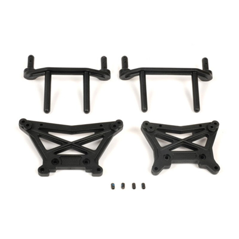 Supports d'amortisseurs avant et arrière pour Pirate XTT et XTC - T2M T4971/16 - 1/10